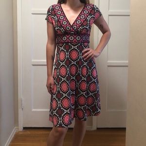 Colorful cocktail dress!